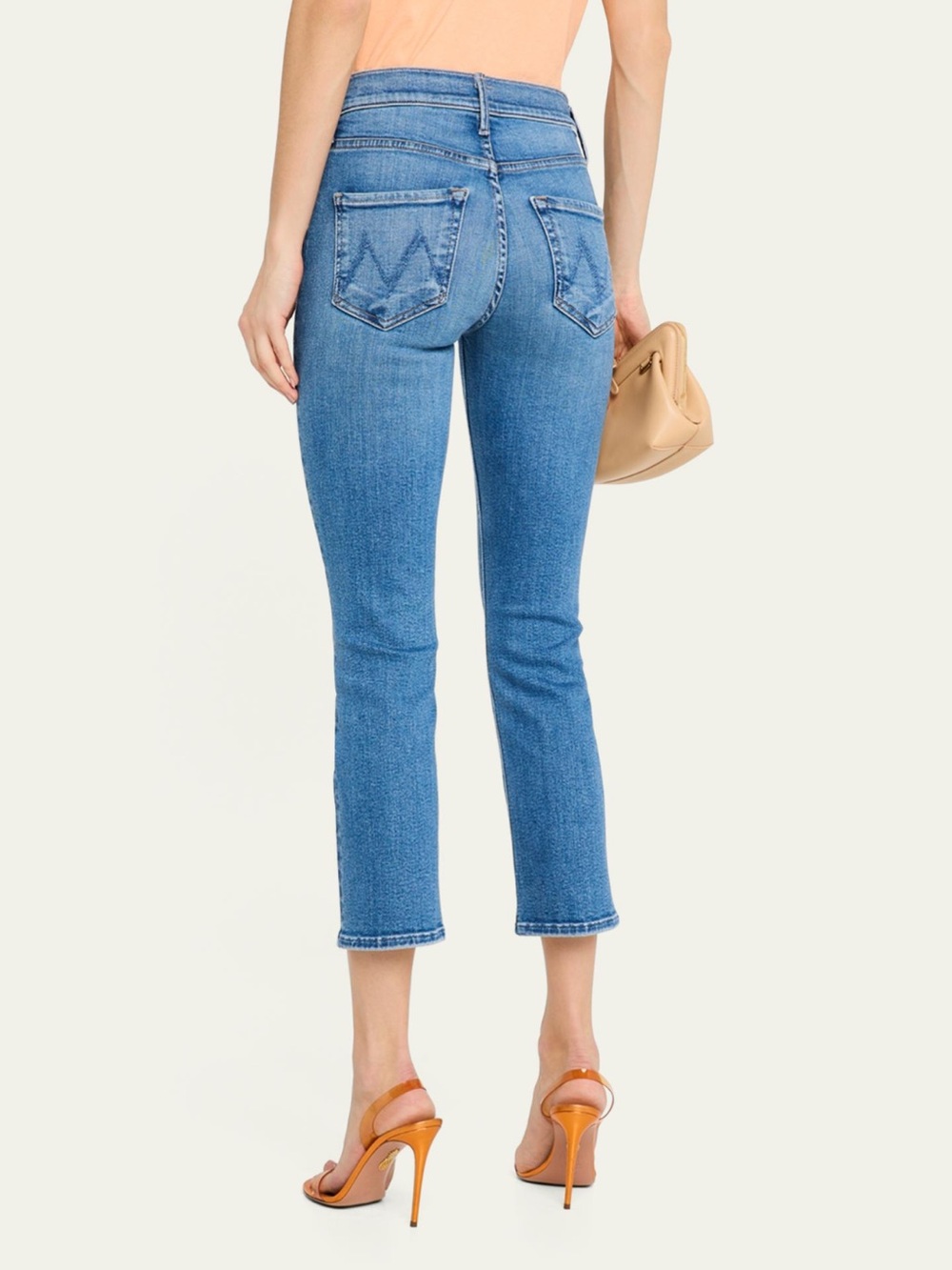 MOTHER The Mid Rise Dazzler Crop Jeans Size 30